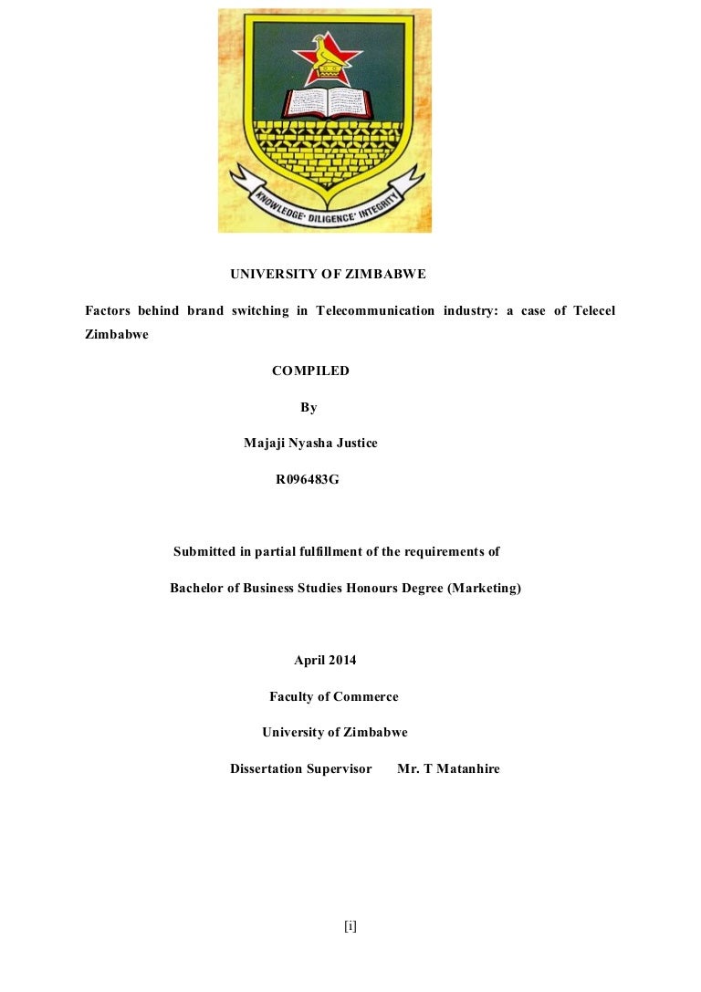 Dissertation report on online marketing
